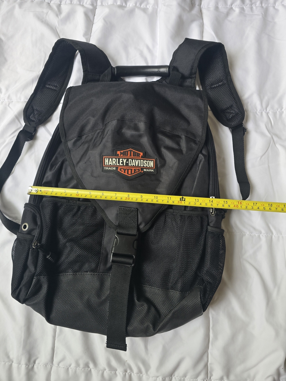Harley-Davidson Men's Black Logo Helmet Backpack - Picture 7 of 14